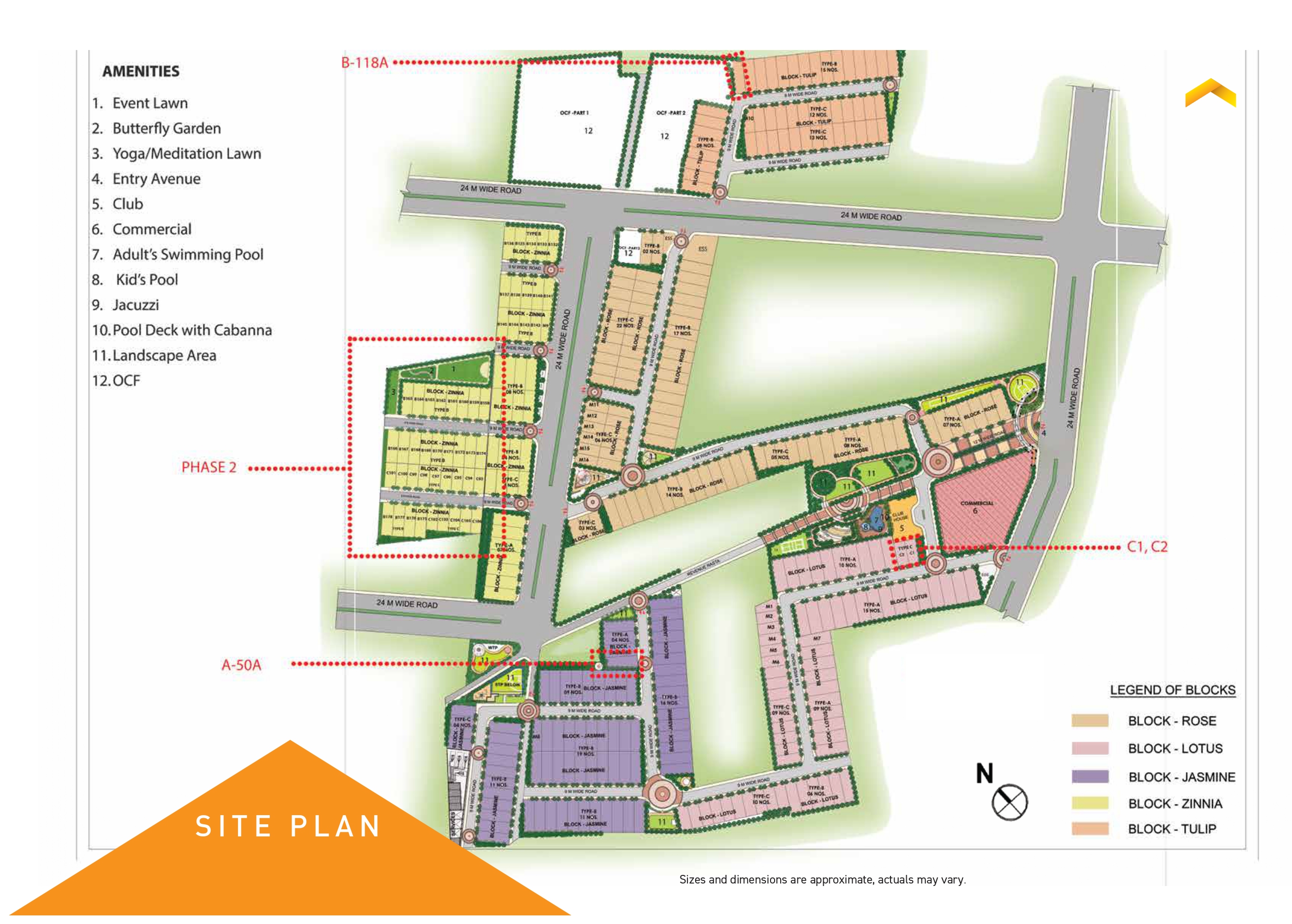Master Layout Plan — Floor at Signature Global City 37D 1A