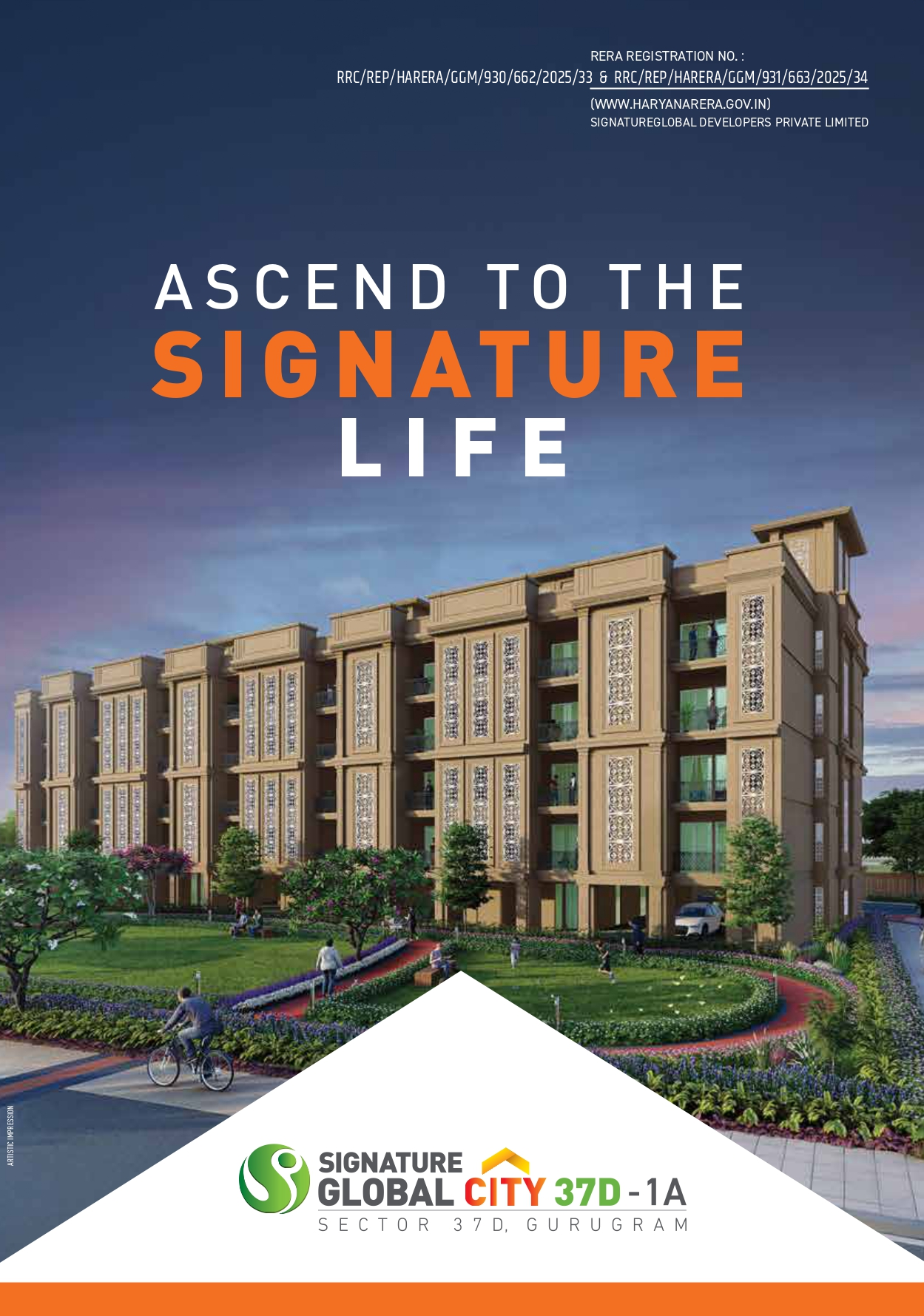Signature Global City 37D DDJAY Floors Gurugram